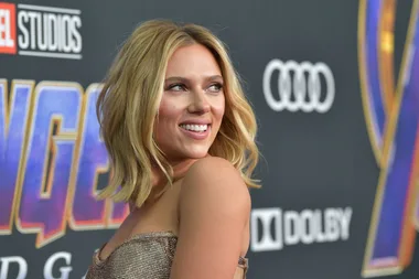 Scarlett Johansson at the world premiere of Walt Disney "Avengers: Endgame"