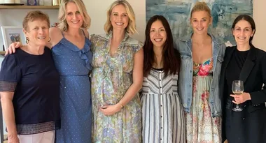 Karl Stefanovic’s wife Jasmine in baby shower joy