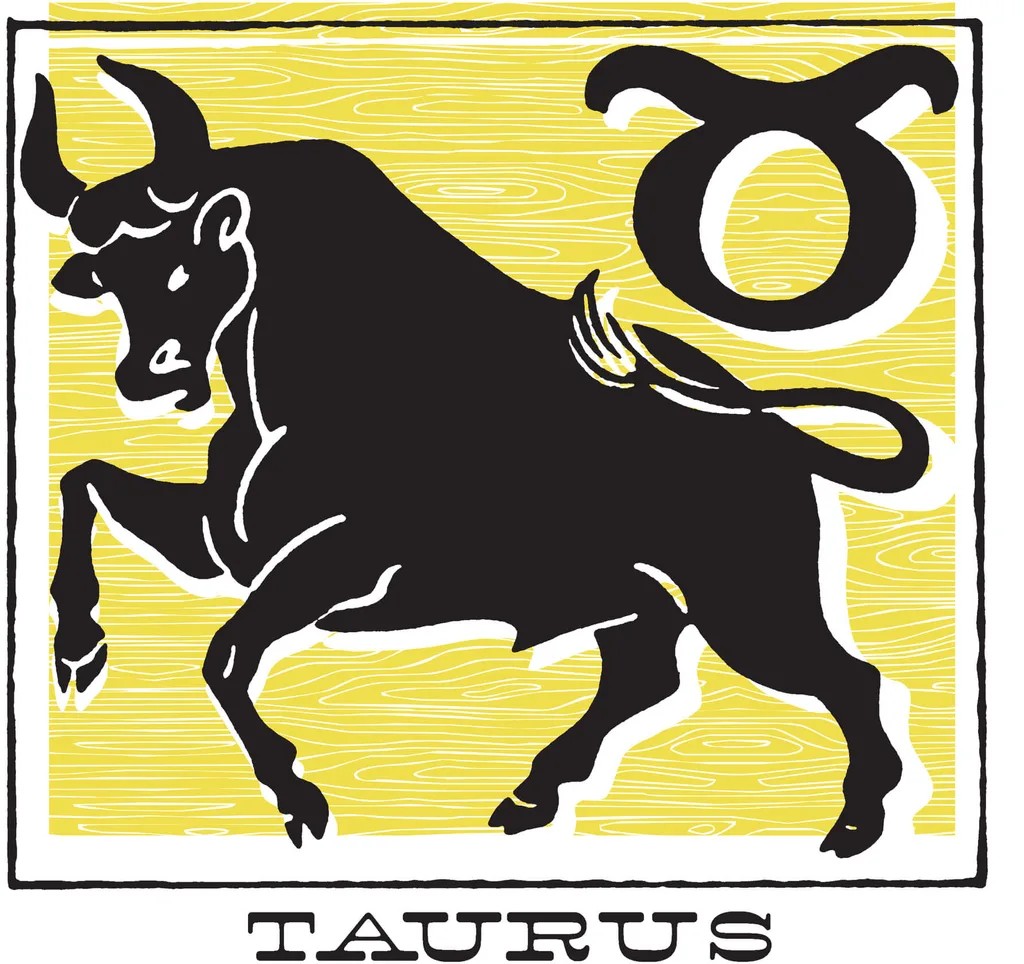 A silhouette of a Taurus ram