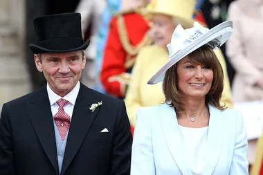 Michael and Carole Middleton at the wedding of Prince William and Catherine, Duchess of Cambridge