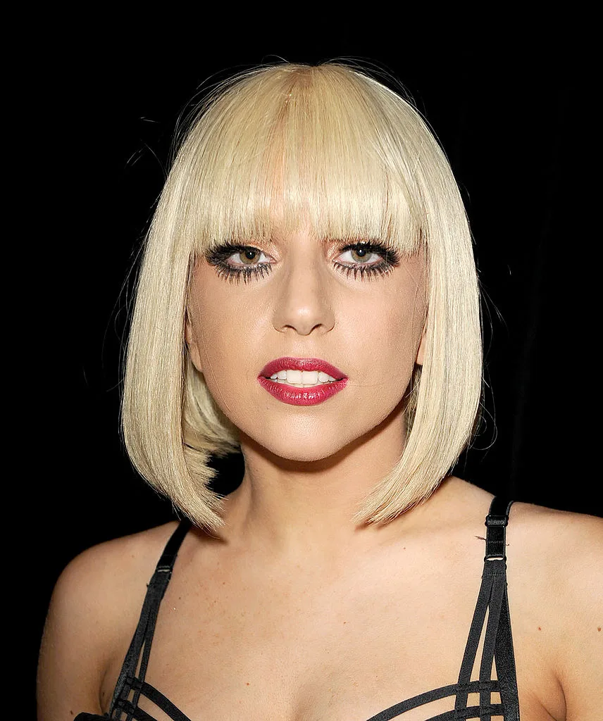 Lady Gaga posing at day 2 of the 20th Annual MuchMusic Video Awards