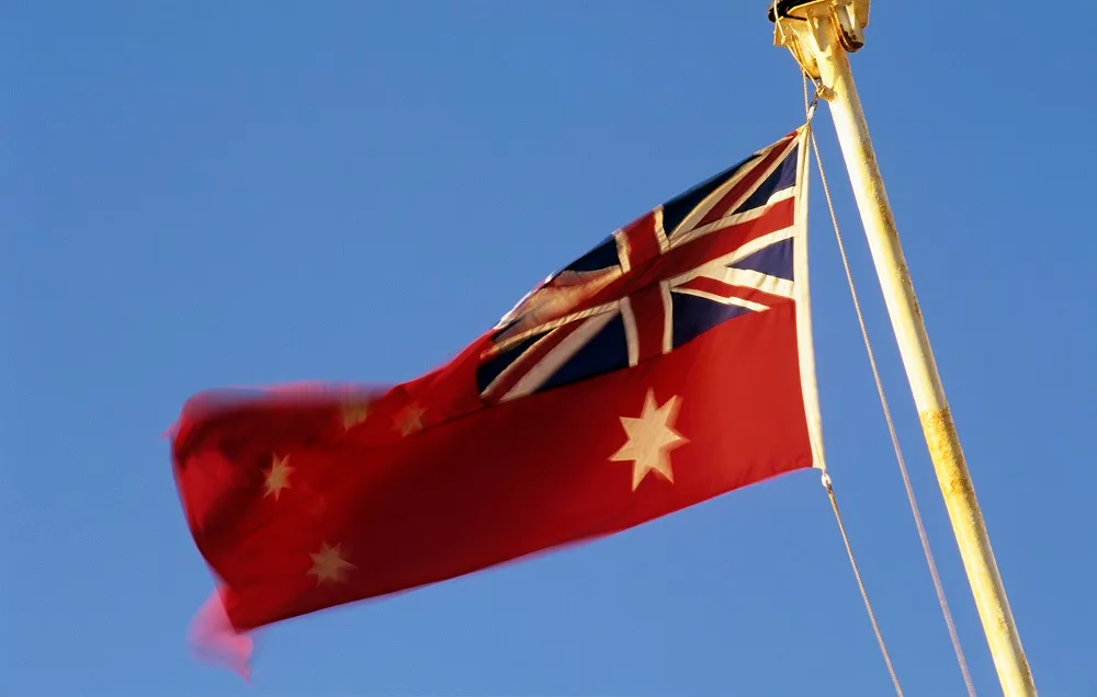 The red ensign.