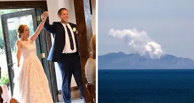 Amazing way newlyweds survived NZ volcano eruption