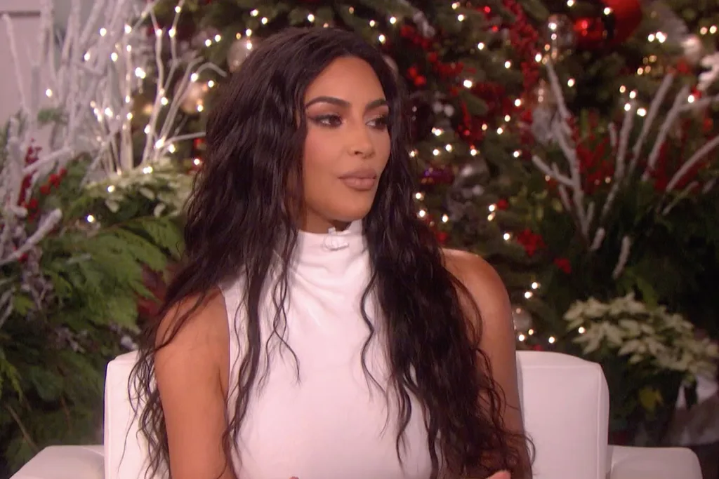 Kim Kardashian West family photo Christmas