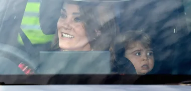 Prince William, Kate Middleton and the children arrive at the Queen’s Christmas luncheon
