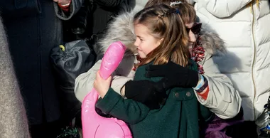 WATCH: Princess Charlotte hugs woman in wheelchair in touching moment