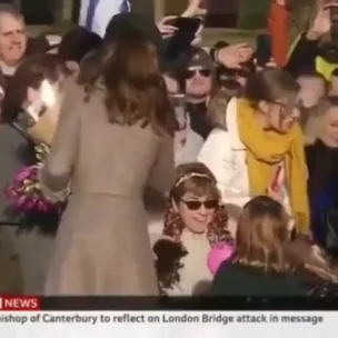 WATCH: WATCH: Princess Charlotte hugs woman in wheelchair in touching moment
