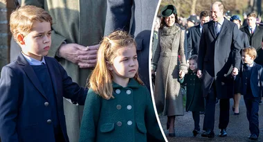 Charlotte and George were given ‘dress rehearsal’ for Christmas Day outing
