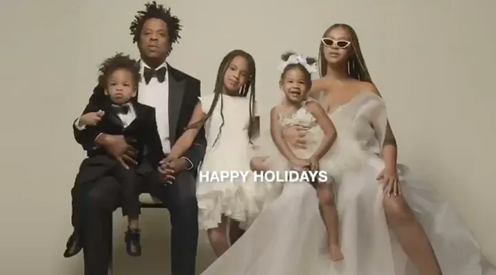Beyonce shares rare family photo featuring Jay Z Blue Ivy and twins Rumi and Sir