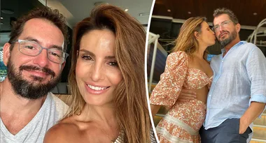 Ada Nicodemou enjoys night out with boyfriend Adam and son Johnas