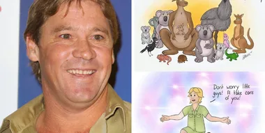 This image of Steve Irwin taking care of bushfire victims has people in tears