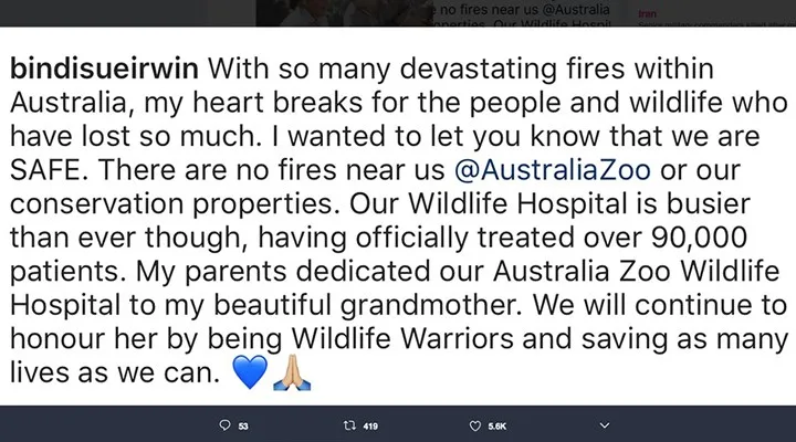 Bindi Irwin