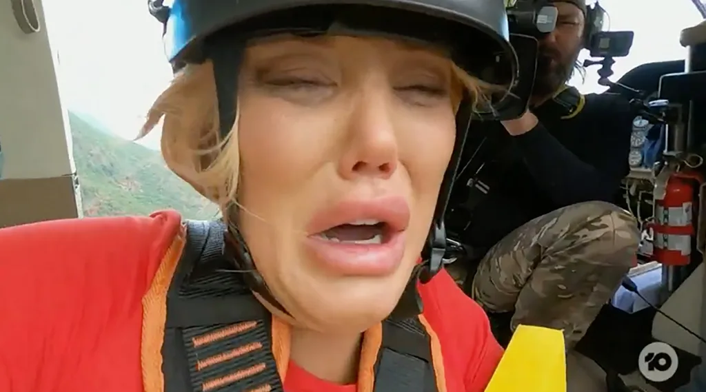 Charlotte crying I'm A Celeb