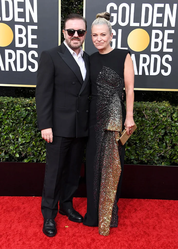 Ricky Gervais and Jane Fallon