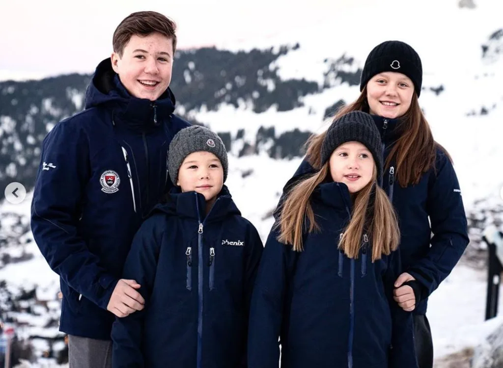 Prince Christian, Princess Isabella, Prince Vincent and Princess Josephine