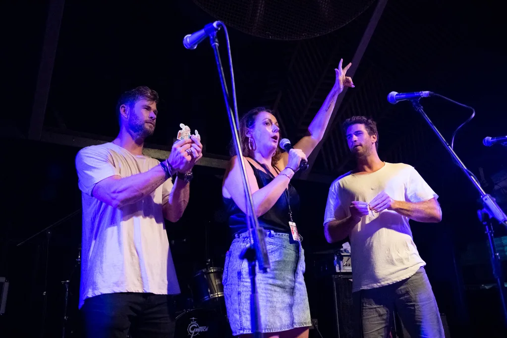 Chris, Celeste and Liam.