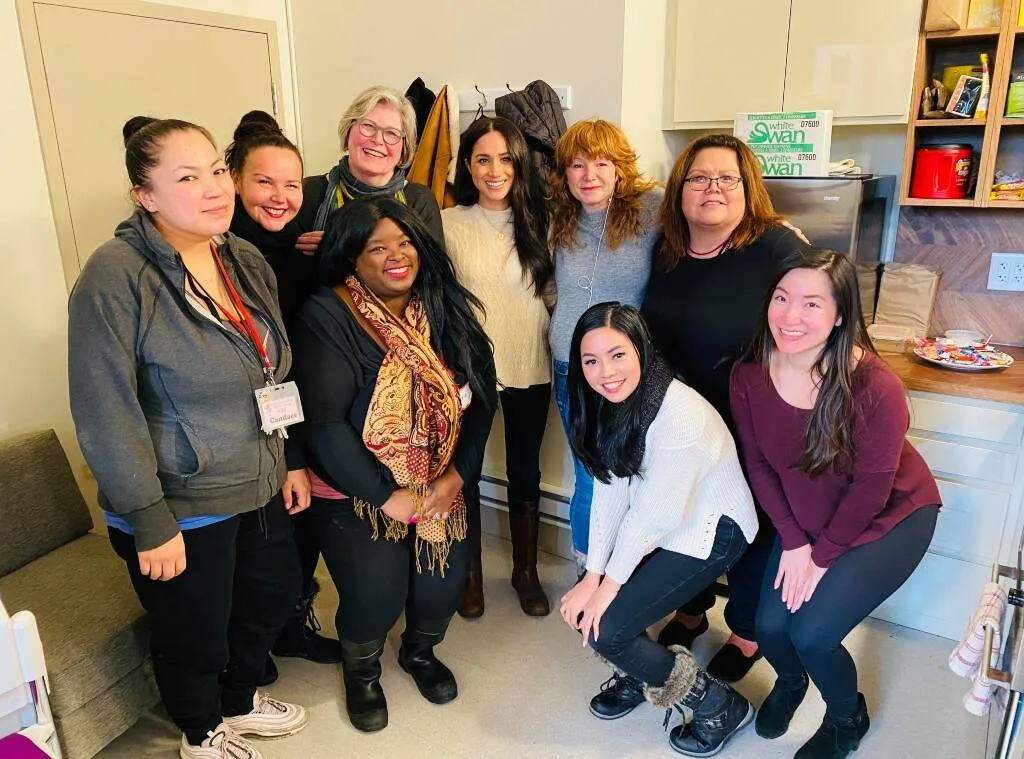 Meghan in another women's charity on Tuesday