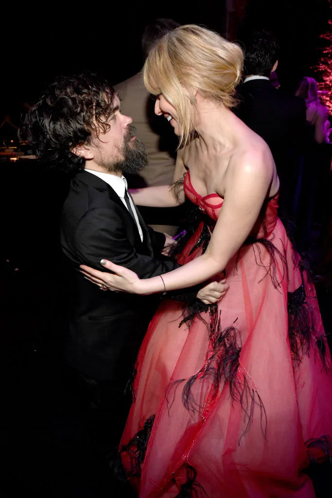 Peter Dinklage and Cara Buono