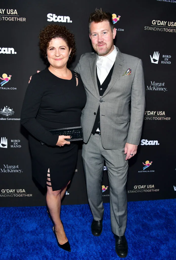Susan Coghill and Eddie Perfect