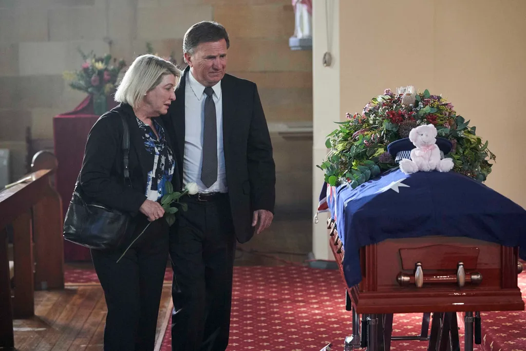 Home and Away Robbo funeral
