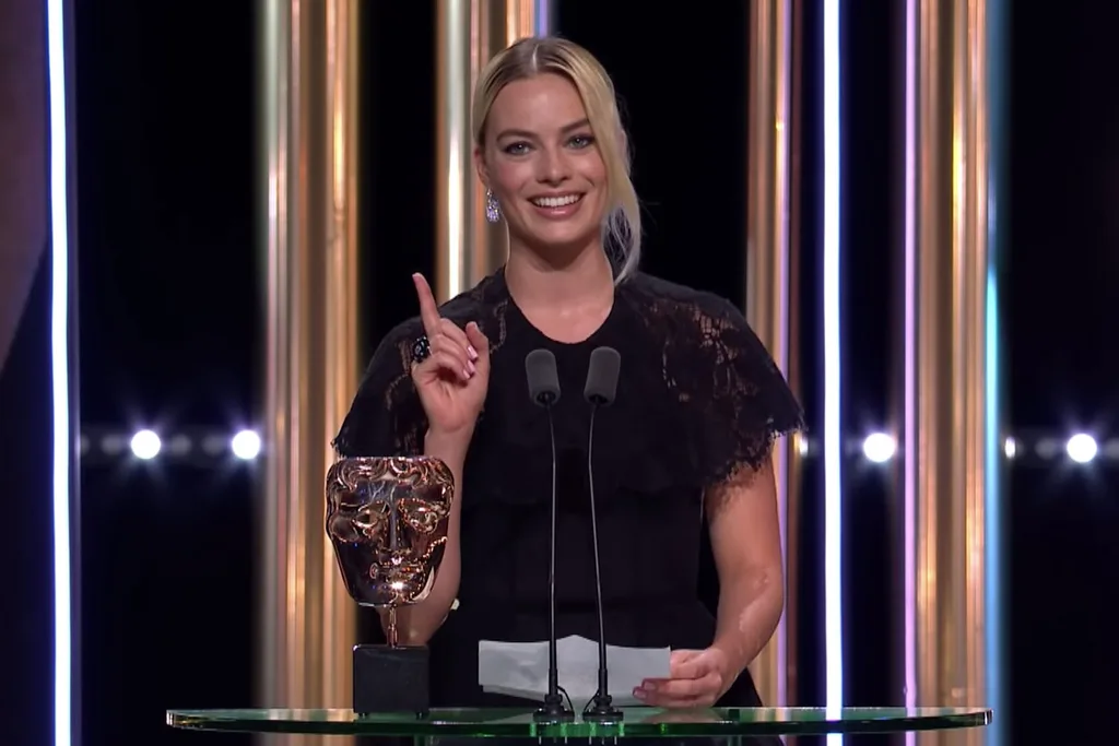 Brad Pitt BAFTAS Prince Harry Margot Robbie