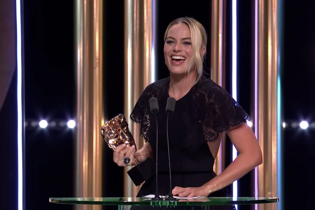 Brad Pitt BAFTAS Prince Harry Margot Robbie