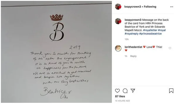 beatrice letter