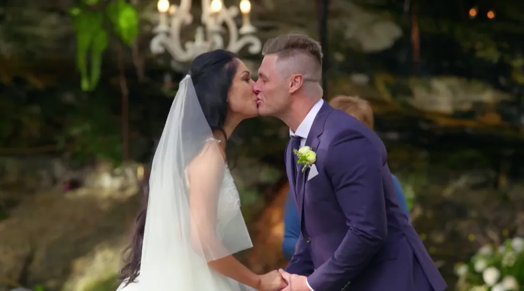 MAFS Vanessa Chris kiss