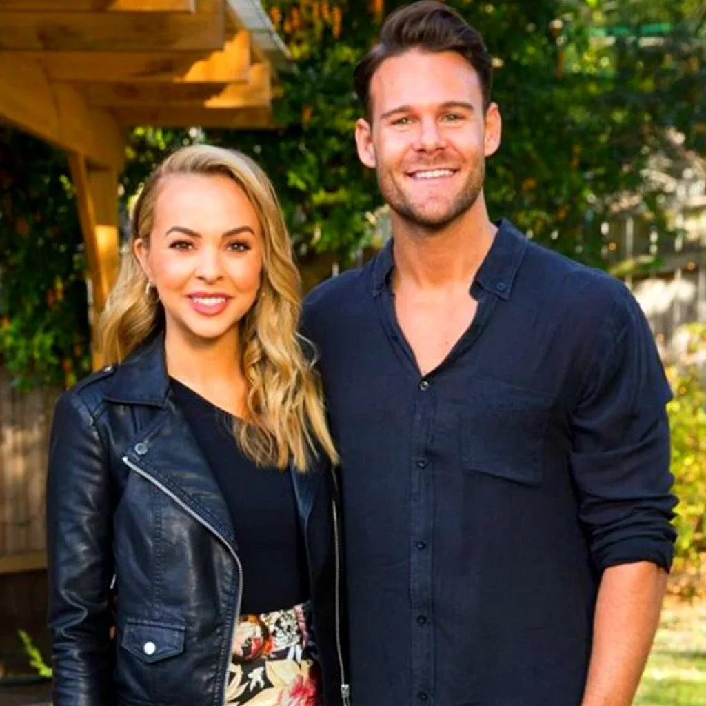 Angie had a massive 2019, she found love as the Bachelorette Australia with Carlin Sterritt (pictured) and also appeared on I'm a Celebrity... Get Me Out Of Here