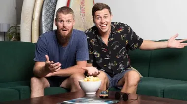 Milo and Nic on gogglebox