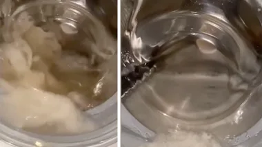 Mother shares video of filth in her washing machine