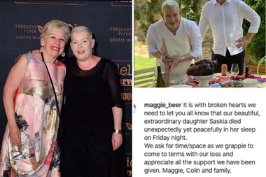 Maggie Beers announces death of daughter Saskia