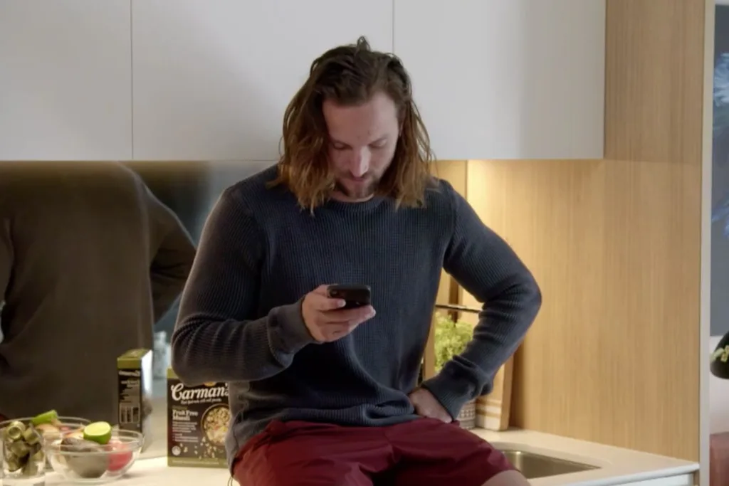 Jonny sure does love that phone!