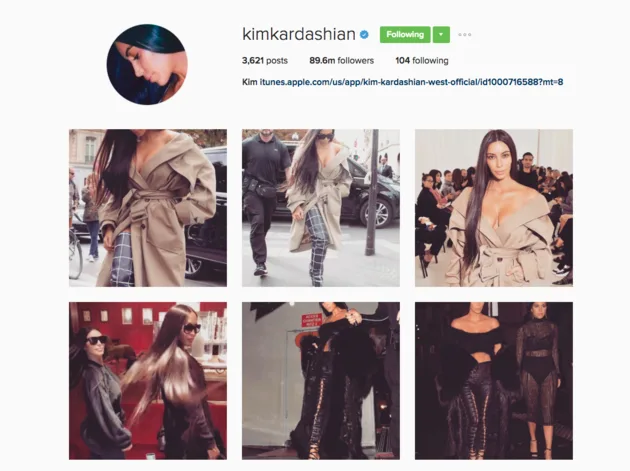 Kim Kardashian Instagram