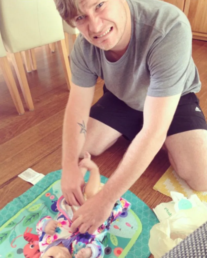 Alex with Harper