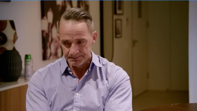 “It’s clear I don’t like talking about it,” Steve said in a piece to camera.