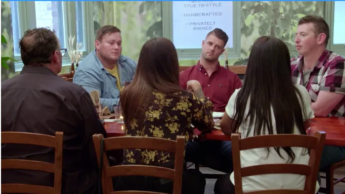 At the table, the atmosphere was thick.