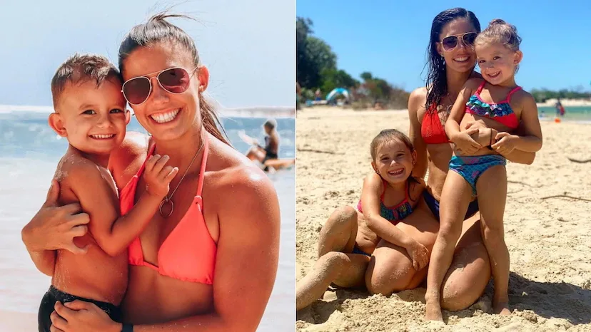 Hannah and her beautiful babies