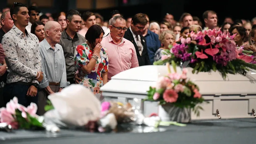 Hannah's coffin carried all four bodies