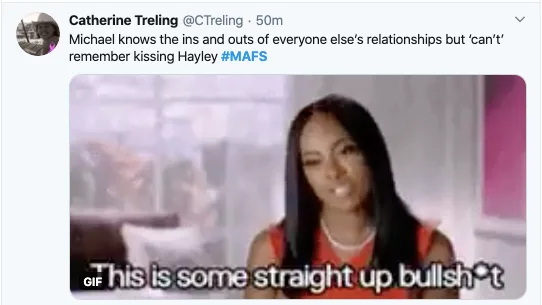 Despite Aleks having always refused to talk about her private life and intimacy, the entire cast still felt it right to align with accusations made by the show’s only known cheater, Michael.