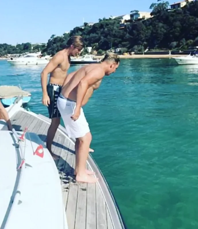 Warnie with Jackson