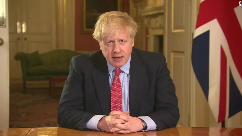 The British Prime Minister Boris Johnson tests positive for coronavirus
