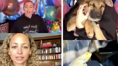 Nicole Richie and Miley Cyrus show off animals on Instagram