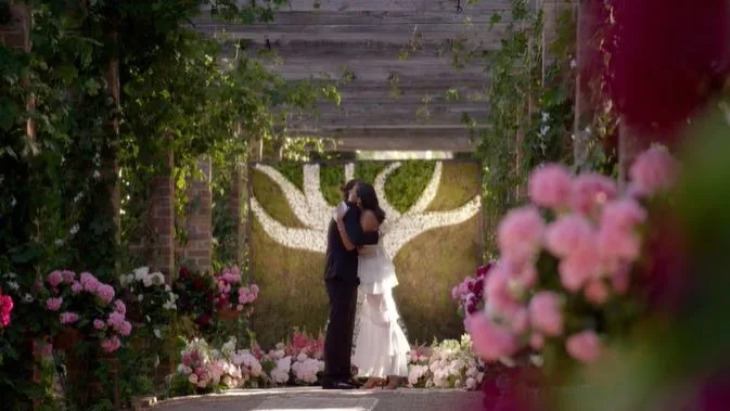 Connie finished her vows by saying, “You will always hold a special place in my heart. This may be the end of our journey, but it's only the beginning of mine.'
