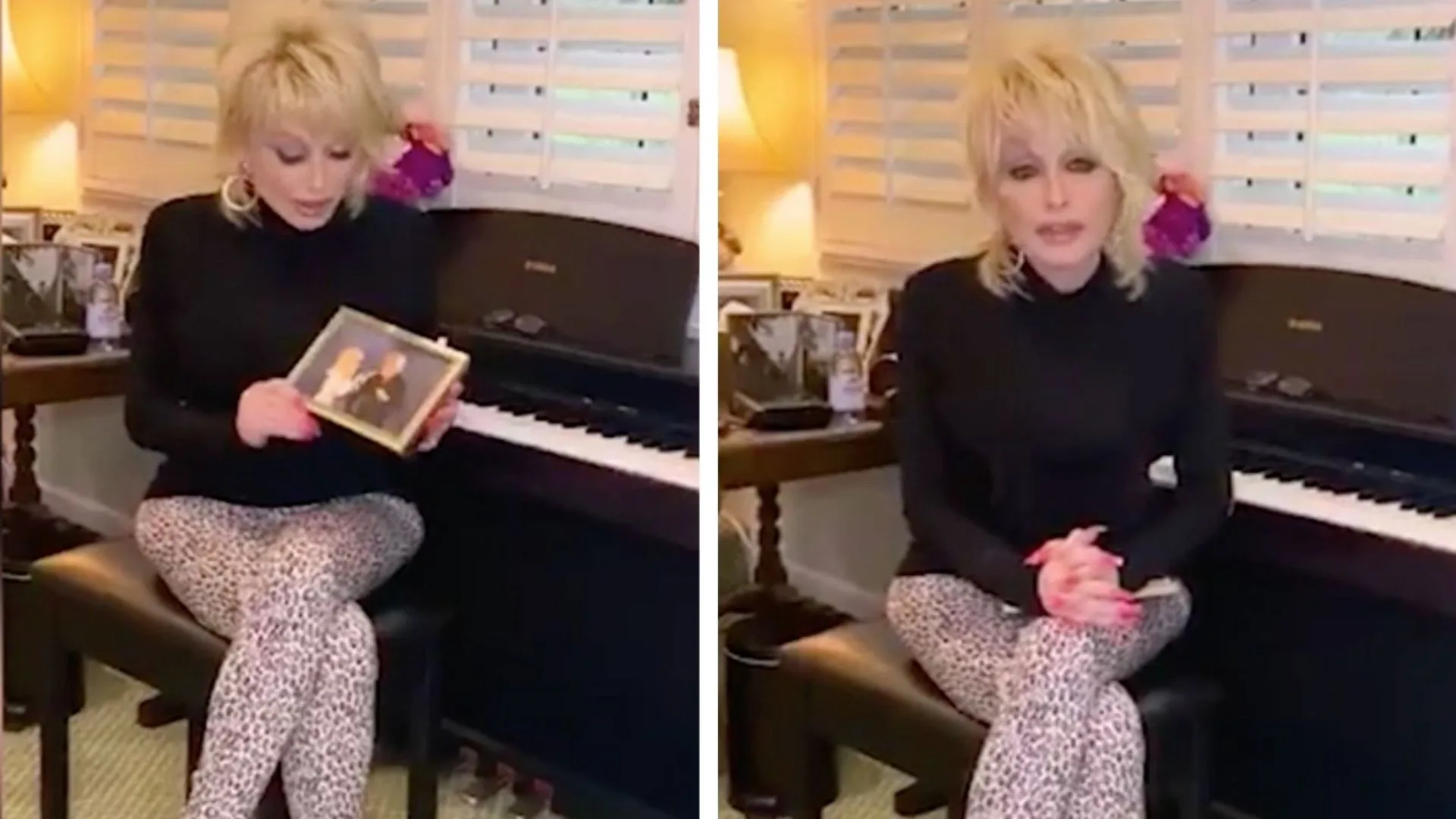 Dolly Parton fights through tears honouring late Kenny Rogers