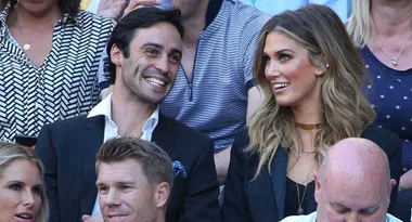 Delta Goodrem Attends Australian Open Final With Former Home And Away Actor Richard Brancatisano