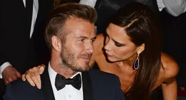 David and Victoria Beckham renew their wedding vows