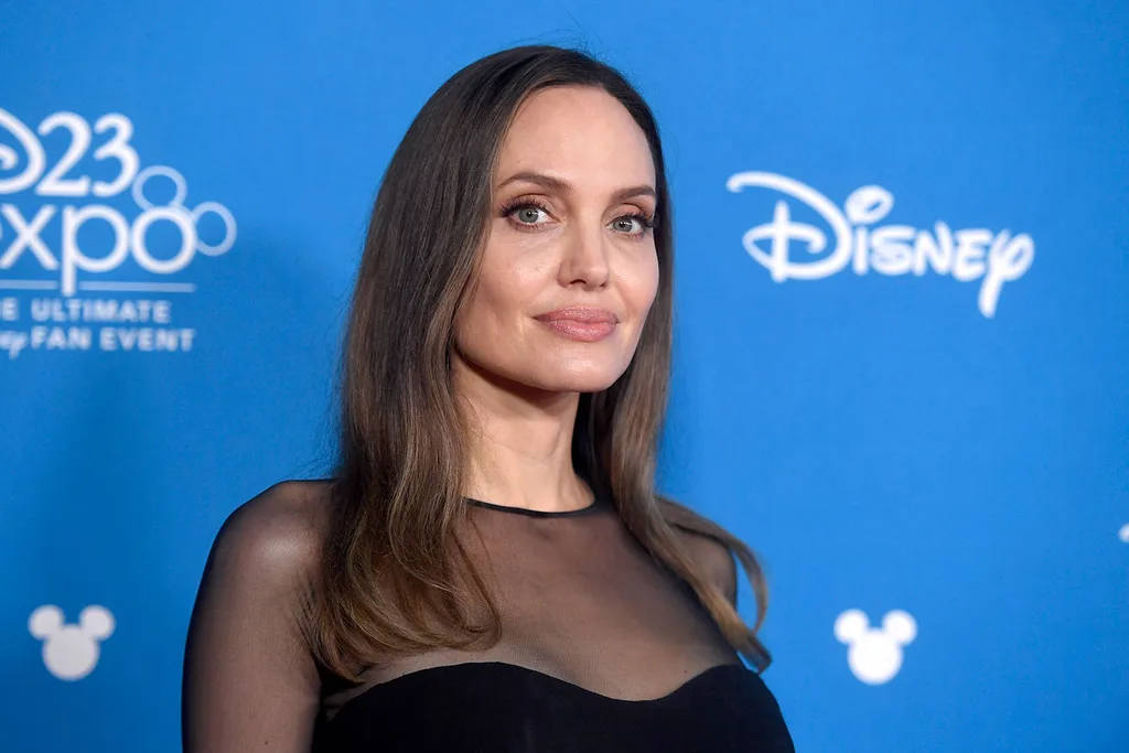 Angelina Jolie and children