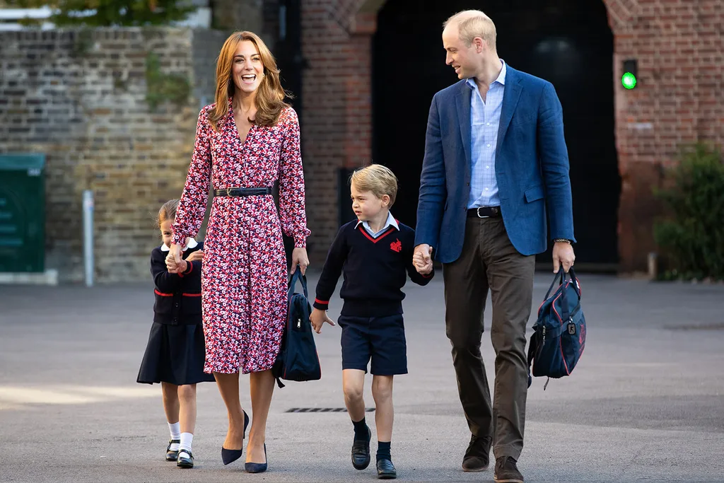 Kate and William and Charlotte