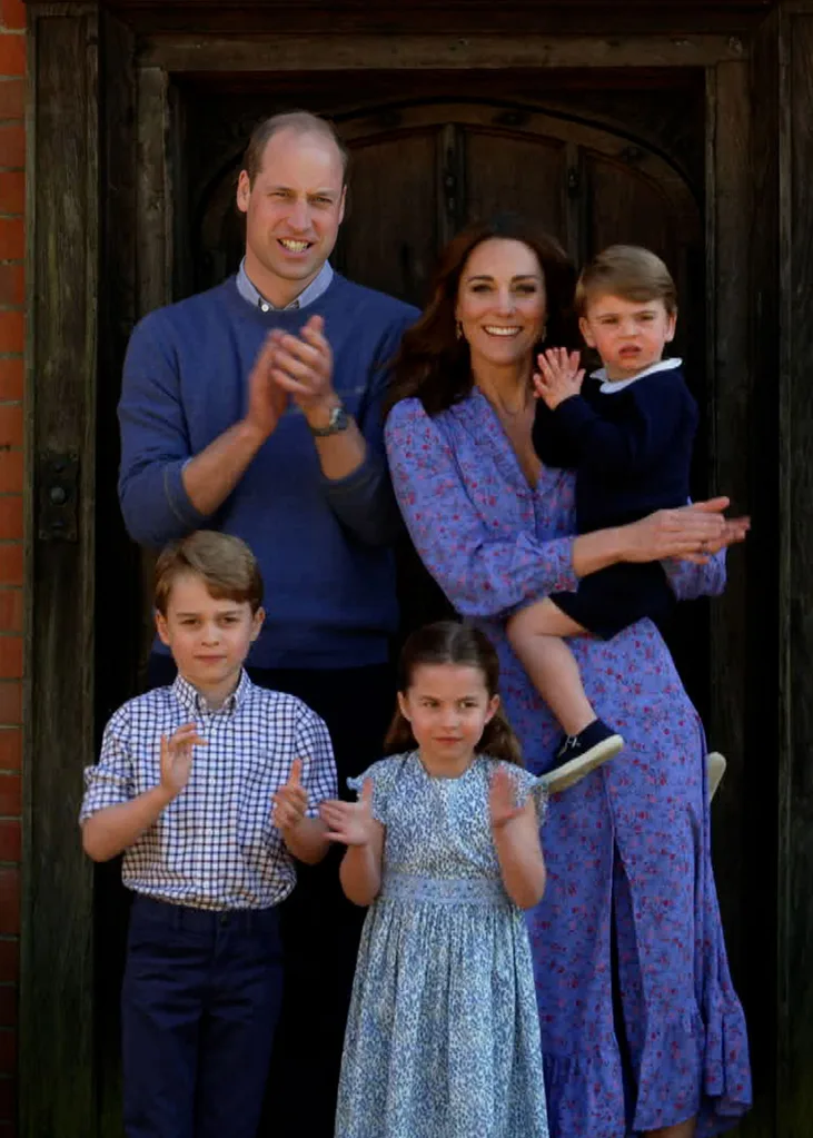 Kate and William and Charlotte
